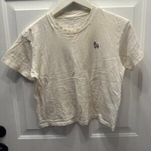 Ivory Crop Top with Colorful Piñata Embroidery!